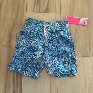 NWT Boys XS Lilly Pulitzer capri swim trunk